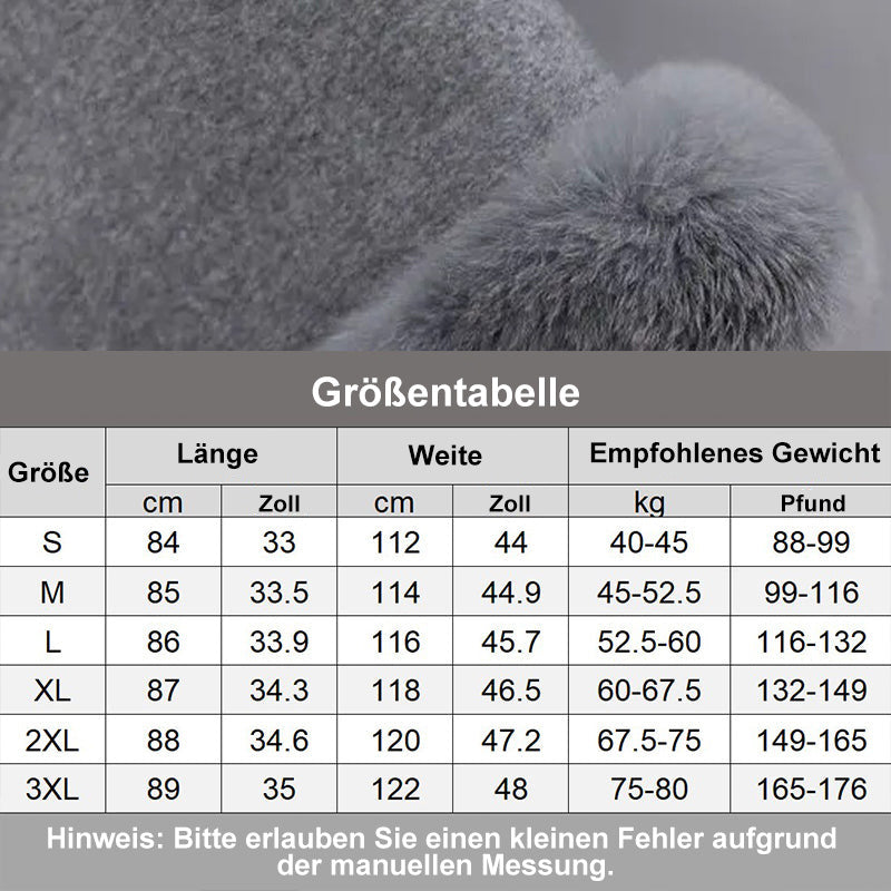 (💗Sonderangebot – 60 % Rabatt)Premium-Mantel mit Pelzkragen für Damen, Herbst und Winter🔥Warm und stilvoll