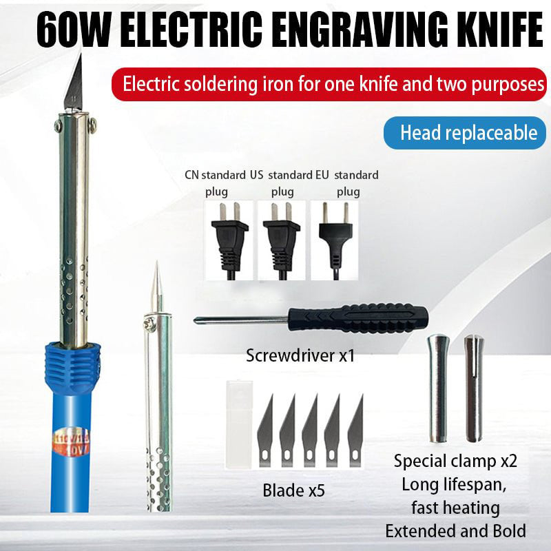 Elektrisches Graviermesser mit Außenbeheizung