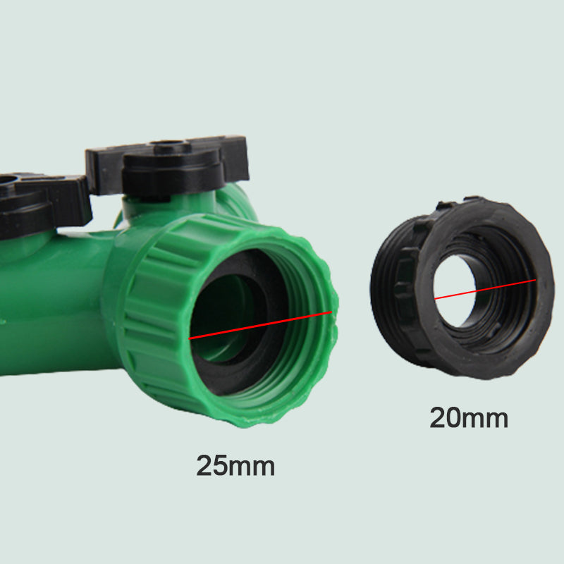 Wasserhahnverteiler mit zwei Köpfen