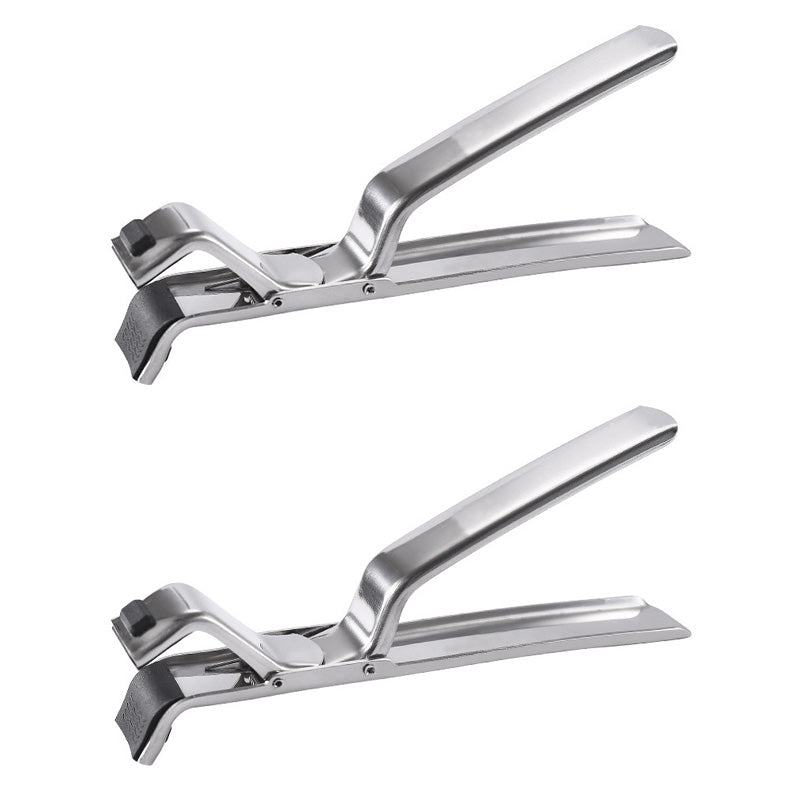 Verbrühungssicherer Geschirrhalter aus Edelstahl für heiße Schüsseln