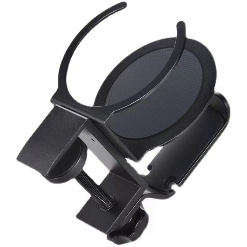 2-in-1-Getränkehalter für den Schreibtisch mit Kopfhörerhalter