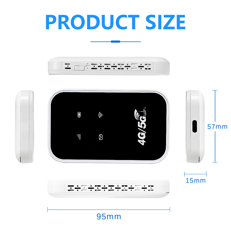 150 Mbps Pocket 4G/5G Mobiele Wi-Fi Router