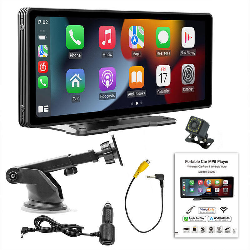 10,26-Zoll-Carplay-Bildschirm für Autos mit Rückfahrkamera