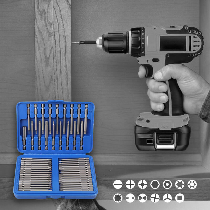 (0,79 Euro pro Stück)50 STÜCK VERLÄNGERTE BITS IN VERSCHIEDENEN FORMEN