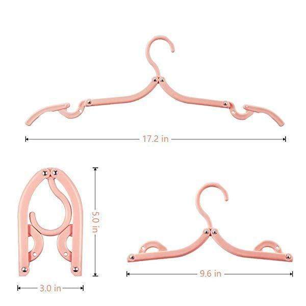 Teleskopischer Kleiderbügel faltbar