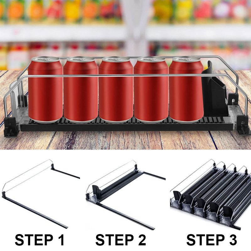 Pousbo® Kühlschrank-Getränkeregal