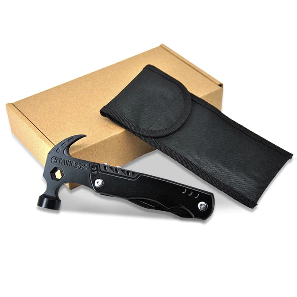 Multifunctional Survival Hammer 14 in 1 Stainless Steel Alloy Material