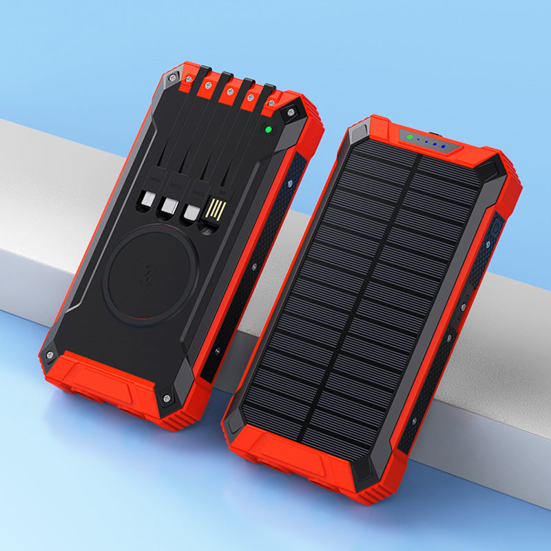 ⚡Solar tragbare drahtlose Powerbank⚡