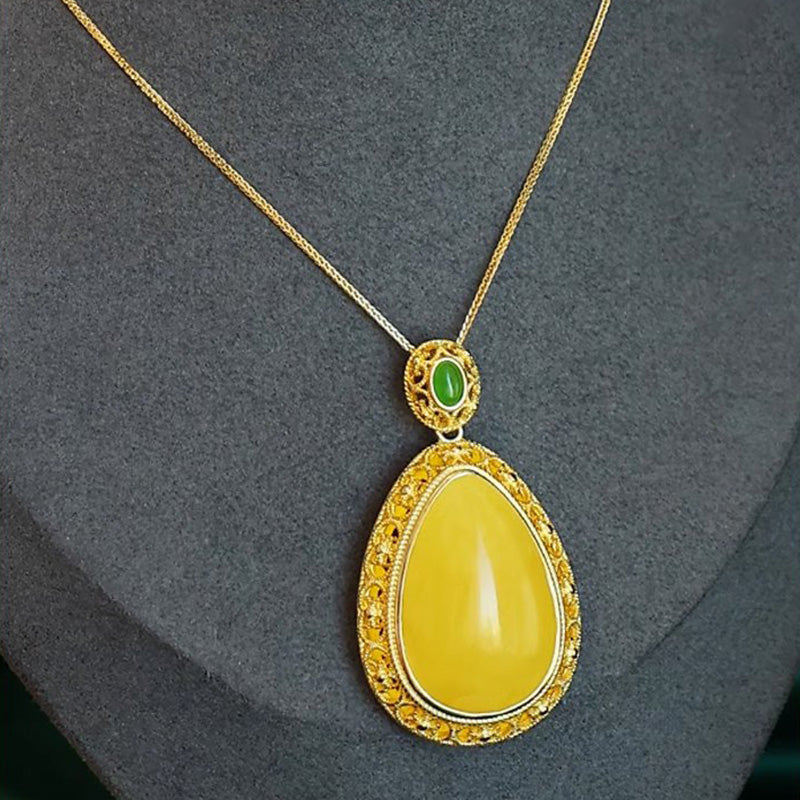 🔥50 % RABATT🔥 Elegante Halskette mit Glücksblumen-Anhänger