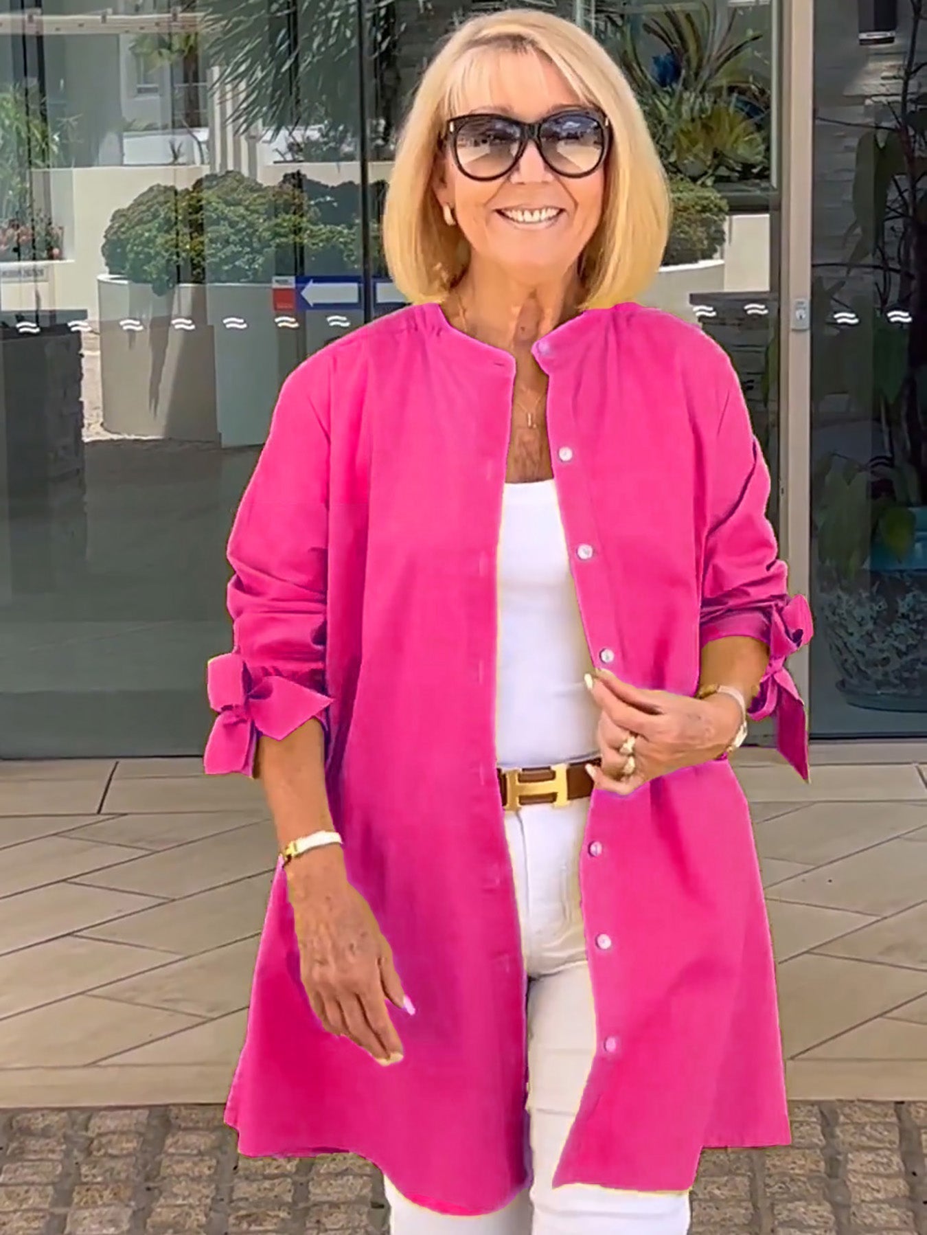 ✨2025 Neues Design✨Langjacken aus einfarbiger Baumwolle