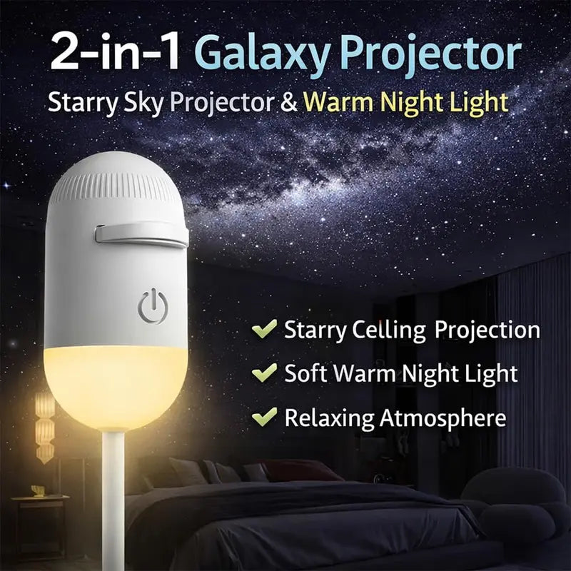 ✨ Plug-and-Play HD Star Projector🥳30,000+ Happy Users