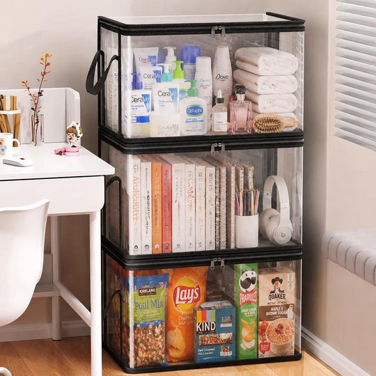 ⏳LAST DAY BUY 2 GET 1 FREE!!💕HomeVault™🇬🇧 Transparent Storage Bag – Large, Dust &amp; Moisture-Proof with Handle✨Ultimate All-in-One Organizer for Clothes, Toys, Books, Stuffed Animals &amp; Absolutely Everything! 🧸📚👕🧦