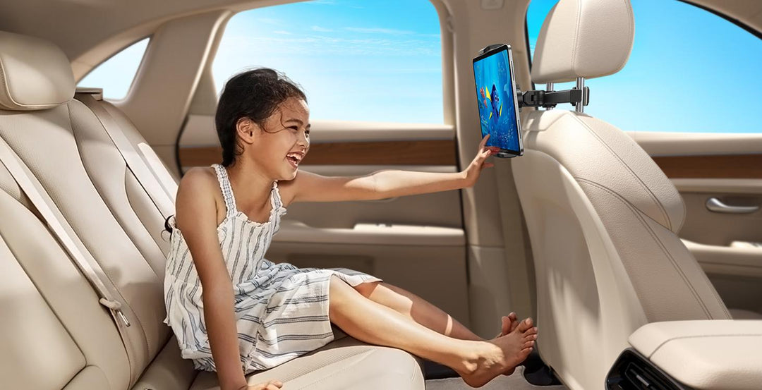 Telescopic Car Headrest Holder for Phones &amp; Tablets