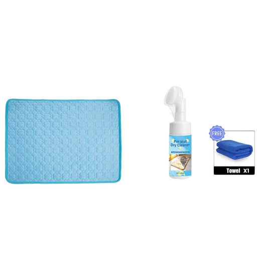 🧊⚡ Summer Sale! No-Water Pet Cooling Mat – Breathable Oxford Fabric, Fits Any Bed/Crate