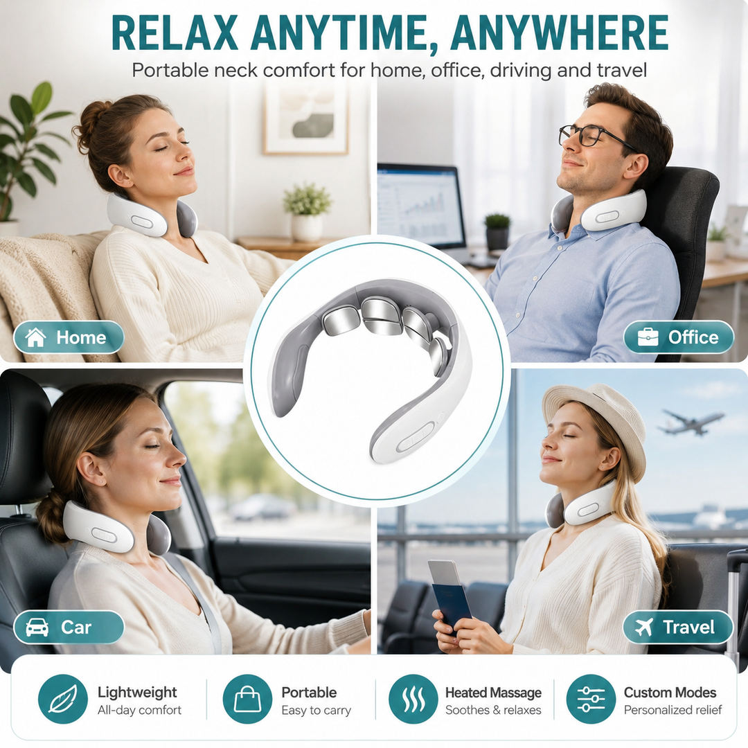 Heated 4D Neck Massager / Portable 4D Neck Relaxer