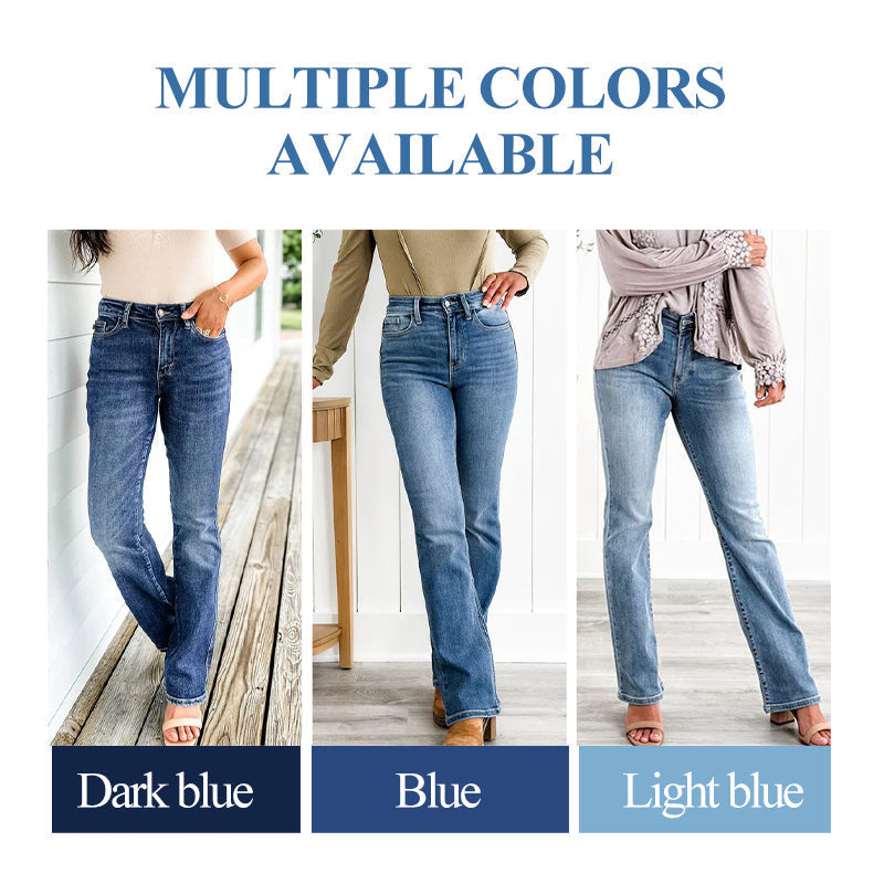 👖 41% RABATT! ✨ Hochelastische Jeans zur Bauchkontrolle – Schmeichelt jeder Figur, Tummy Control &amp; Höchster Tragekomfort 💙
