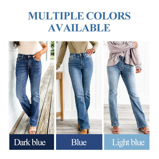 👖 41% RABATT! ✨ Hochelastische Jeans zur Bauchkontrolle – Schmeichelt jeder Figur, Tummy Control &amp; Höchster Tragekomfort 💙