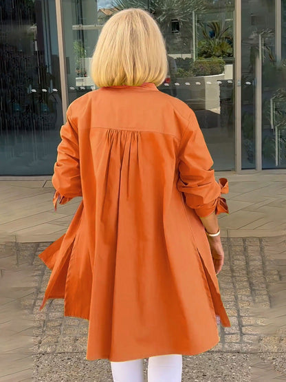 ✨2025 Neues Design✨Langjacken aus einfarbiger Baumwolle