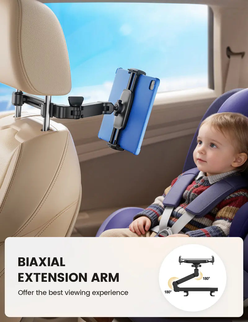 Telescopic Car Headrest Holder for Phones &amp; Tablets