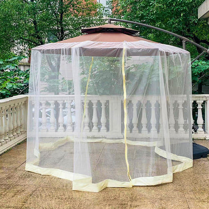 💪Patio Umbrella Moskitonetz💪 Hält Mücken fern und schmückt den Hof