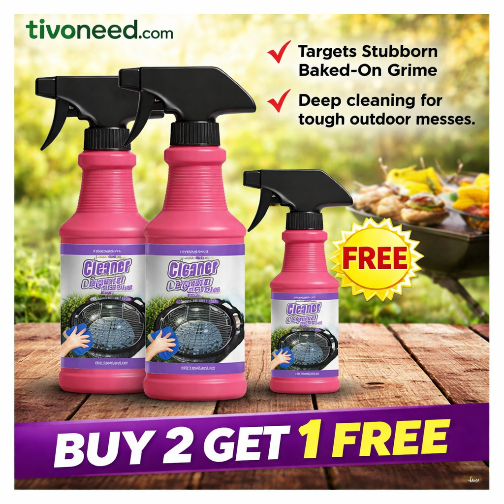 🔥 Fast-Acting Heavy-Duty Grill Degreaser Spray – Cuts Grease in Seconds ✨
