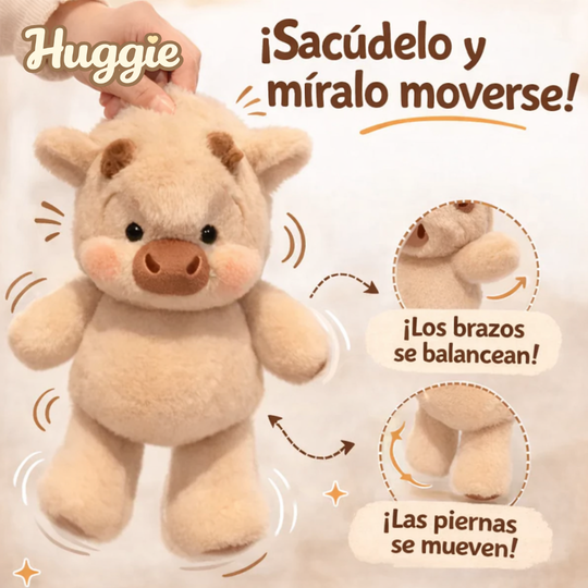 Huggie ® Peluche de vaca corredora
