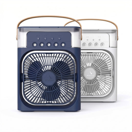 Ventilateur brumisateur portable rafraîchissant, pour intérieur et extérieur