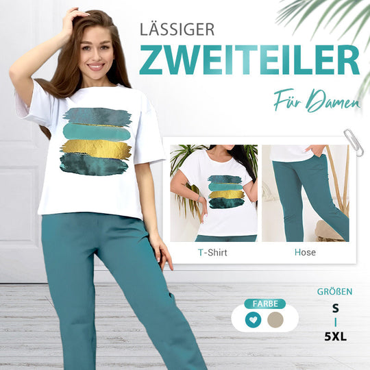 🔥【Trend 2026】Schicker Freizeit-Zweiteiler - Bequem &amp; Stilvoll
