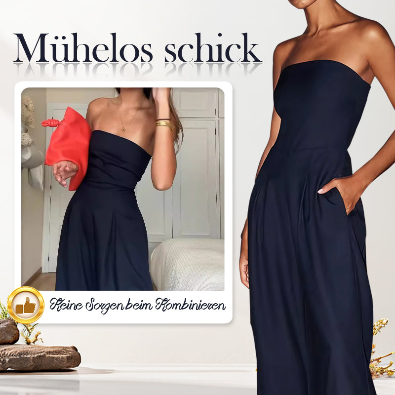 🌲Ärmelloser Jumpsuit mit Taschen💝