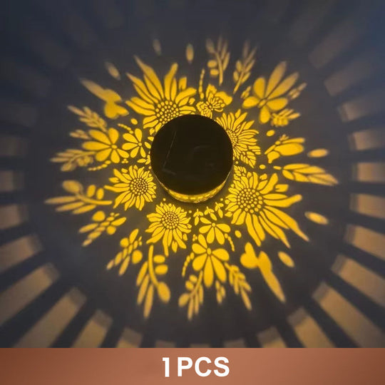 🌞 50% OFF NOW! 🌀 Solar Mandala Light – Stunning Pattern Projection, 2-in-1 Floor &amp; Wall Design &amp; IP65 Waterproof Auto On/Off 🌿