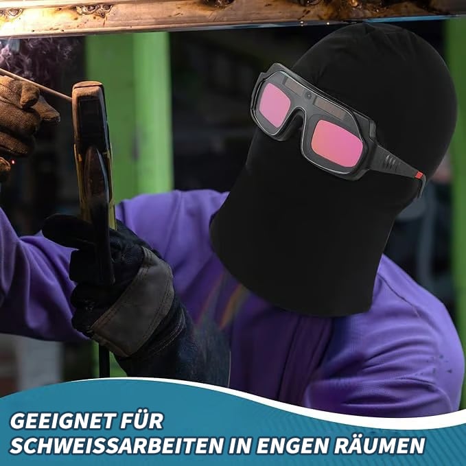 Automatische Dunkelbrille für Schweißen Lichtfilter Auto-Dunkelzustand Anti-Blinzel-Schutzbrille für Schweißmasken Brillen Zubehör.Echtes Farbverhältnis