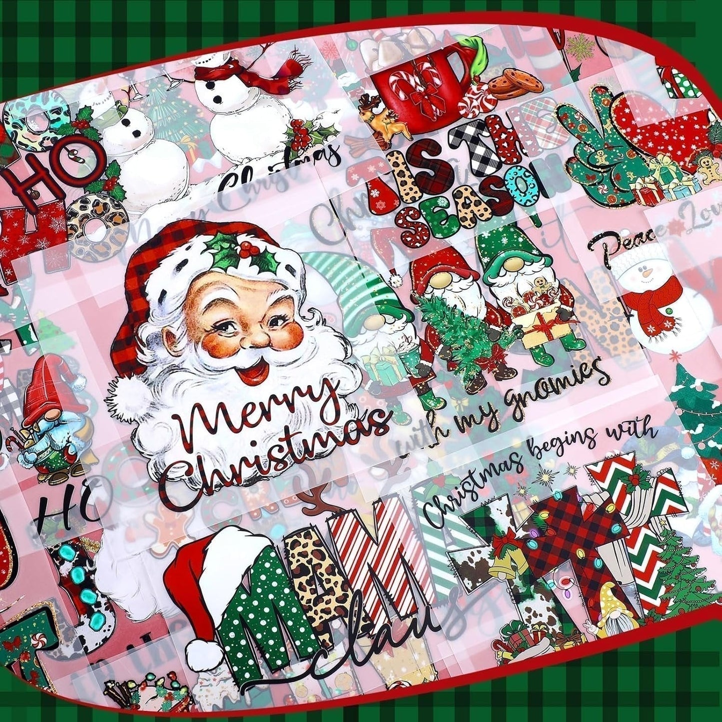 🎄Ein weihnachtliches Überraschungsgeschenkpaket mit DTF-Transferaufklebern – sofort einsatzbereit!