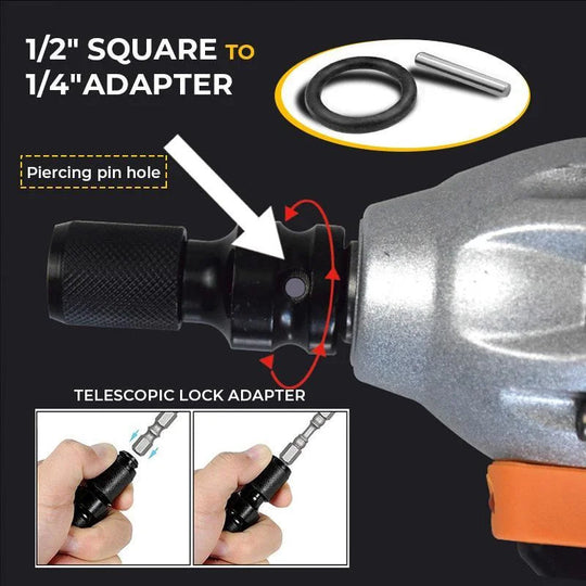 💥Letzter Tag des großen Schlussverkaufs – 1/4"-Sechskant-Steckschlüsseladapter (3 kaufen, 5 gratis dazu)
