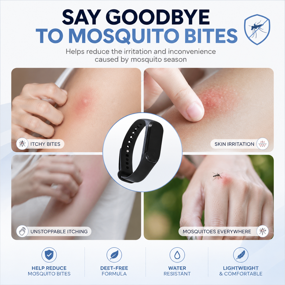 Ultrasonic Mosquito Repellent Wristband