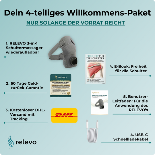 relevo 3-in-1 Schultermassager