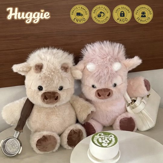 Huggie ® Peluche de vaca corredora