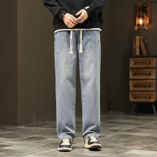 🔈🔈50% RABATT!!🔥 Herren-Jeans mit lockerem Schnitt und geradem Bein👖💥