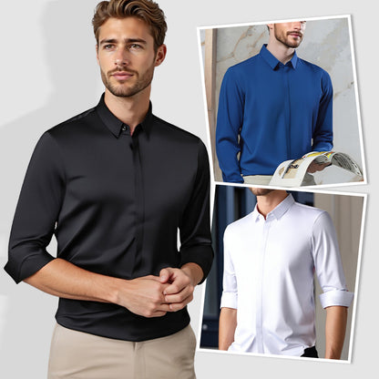 Men's Wrinkle-Free Stretch Dress Shirt