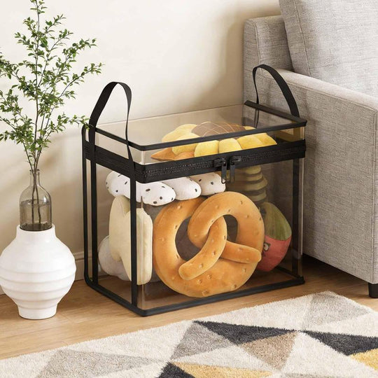 ⏳LAST DAY BUY 2 GET 1 FREE!!💕HomeVault™🇬🇧 Transparent Storage Bag – Large, Dust &amp; Moisture-Proof with Handle✨Ultimate All-in-One Organizer for Clothes, Toys, Books, Stuffed Animals &amp; Absolutely Everything! 🧸📚👕🧦