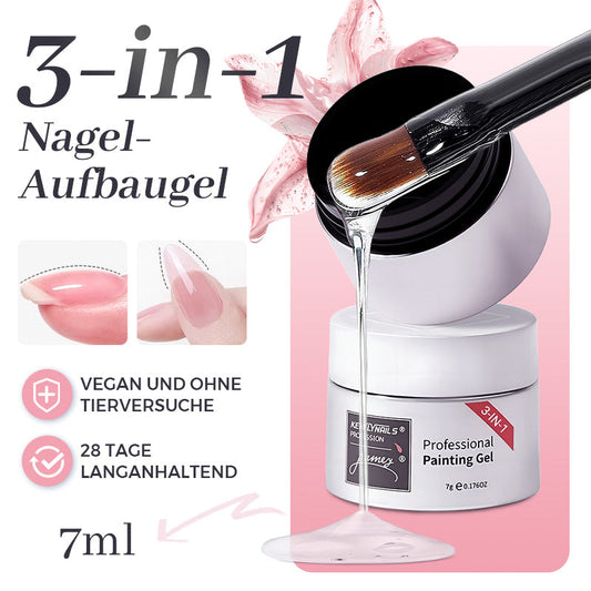 3-in-1 Mehrzweck-Nagelbasisgel mit hoher Transparenz