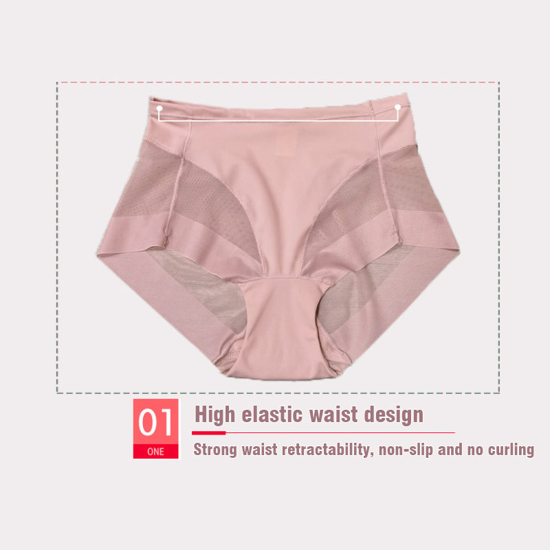 🎁Kaufen Sie 1 und erhalten Sie 3 gratis (4 Stück)⏳High Waist Ice Silk Seamless Shaping Briefs