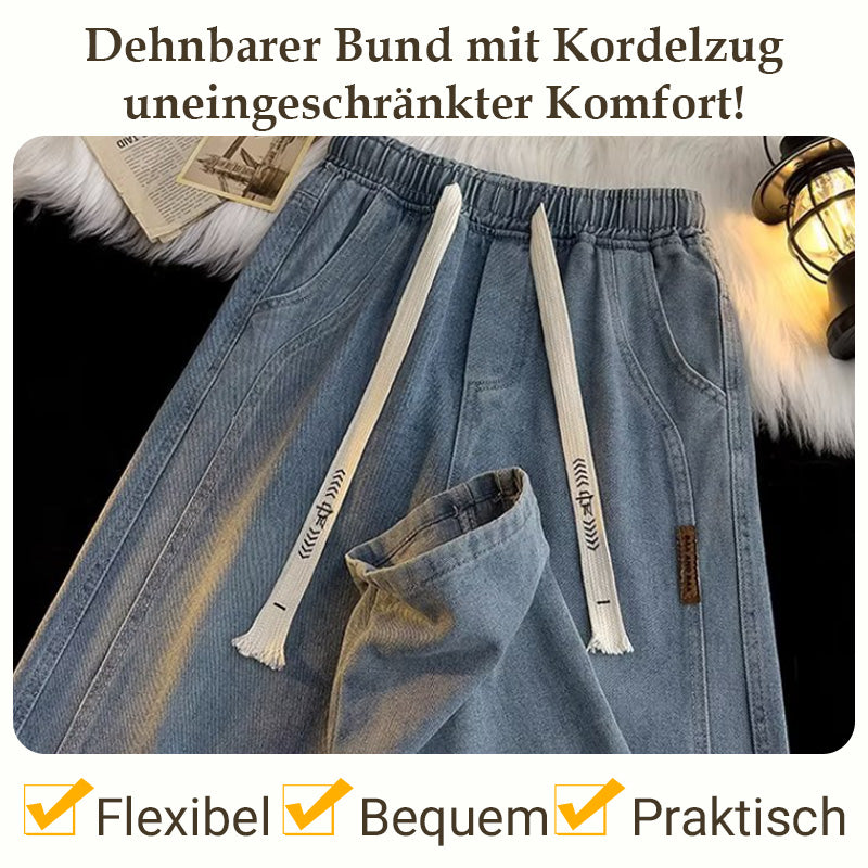 🔈🔈50% RABATT!!🔥 Herren-Jeans mit lockerem Schnitt und geradem Bein👖💥