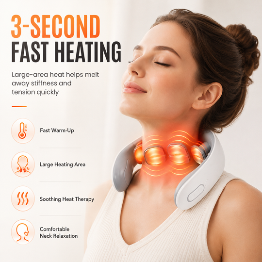 Heated 4D Neck Massager / Portable 4D Neck Relaxer