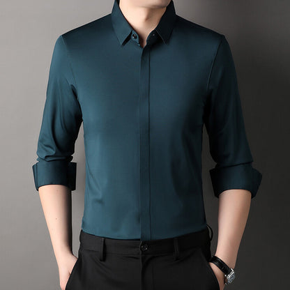 Men's Wrinkle-Free Stretch Dress Shirt