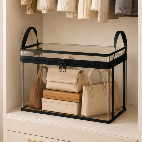 ⏳LAST DAY BUY 2 GET 1 FREE!!💕HomeVault™🇬🇧 Transparent Storage Bag – Large, Dust &amp; Moisture-Proof with Handle✨Ultimate All-in-One Organizer for Clothes, Toys, Books, Stuffed Animals &amp; Absolutely Everything! 🧸📚👕🧦
