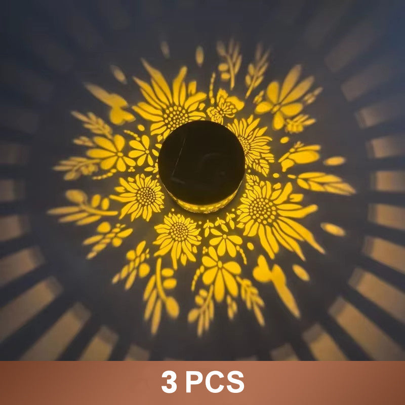 🌞 50% OFF NOW! 🌀 Solar Mandala Light – Stunning Pattern Projection, 2-in-1 Floor &amp; Wall Design &amp; IP65 Waterproof Auto On/Off 🌿