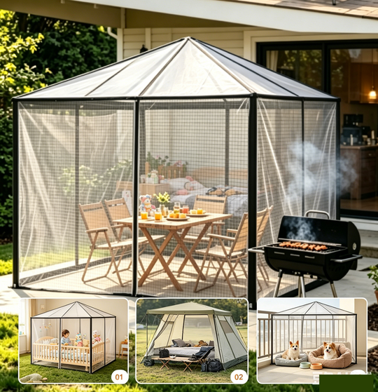 🔥HOT SALE  49%OFF🔥2-Pack Bug-Proof courtyard Screen