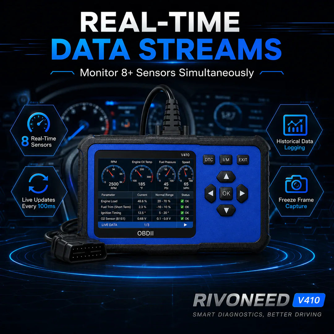 🔧🚗 53% off ⚡ Professional OBD2 scanner – Full diagnostics, one-click reset &amp; 8 languages! Compatible with all vehicles from 1996 onwards 📊💡