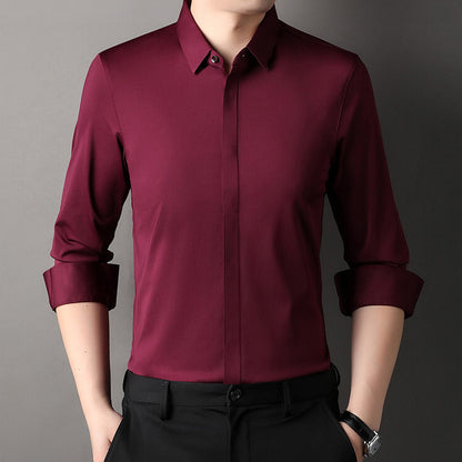 Men's Wrinkle-Free Stretch Dress Shirt
