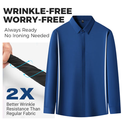 Men's Wrinkle-Free Stretch Dress Shirt